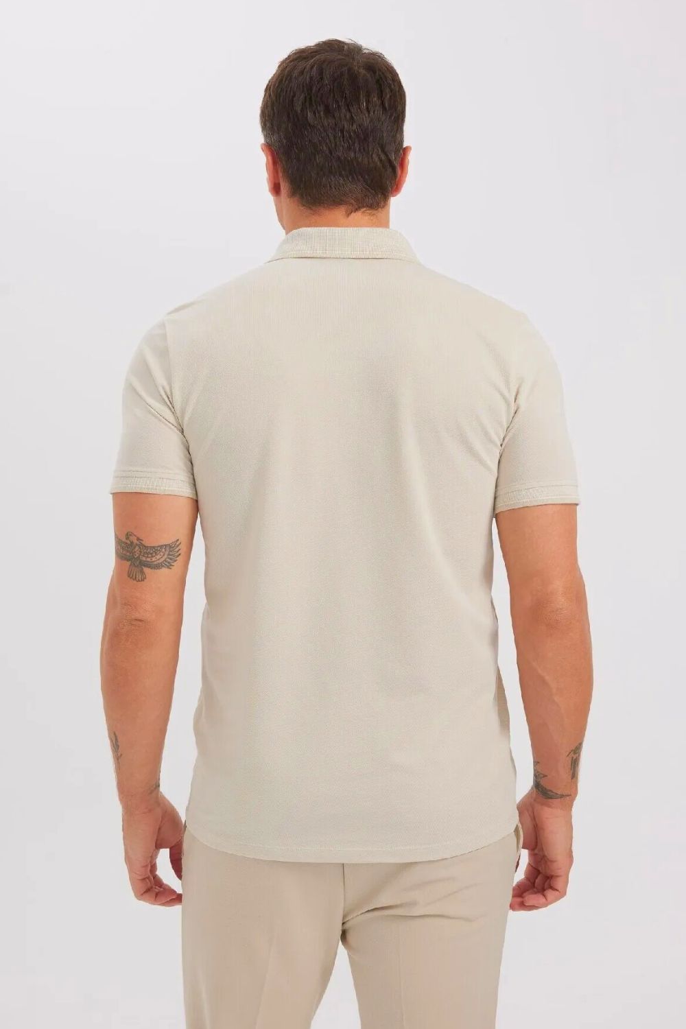 Cloud Beige Slim Polo