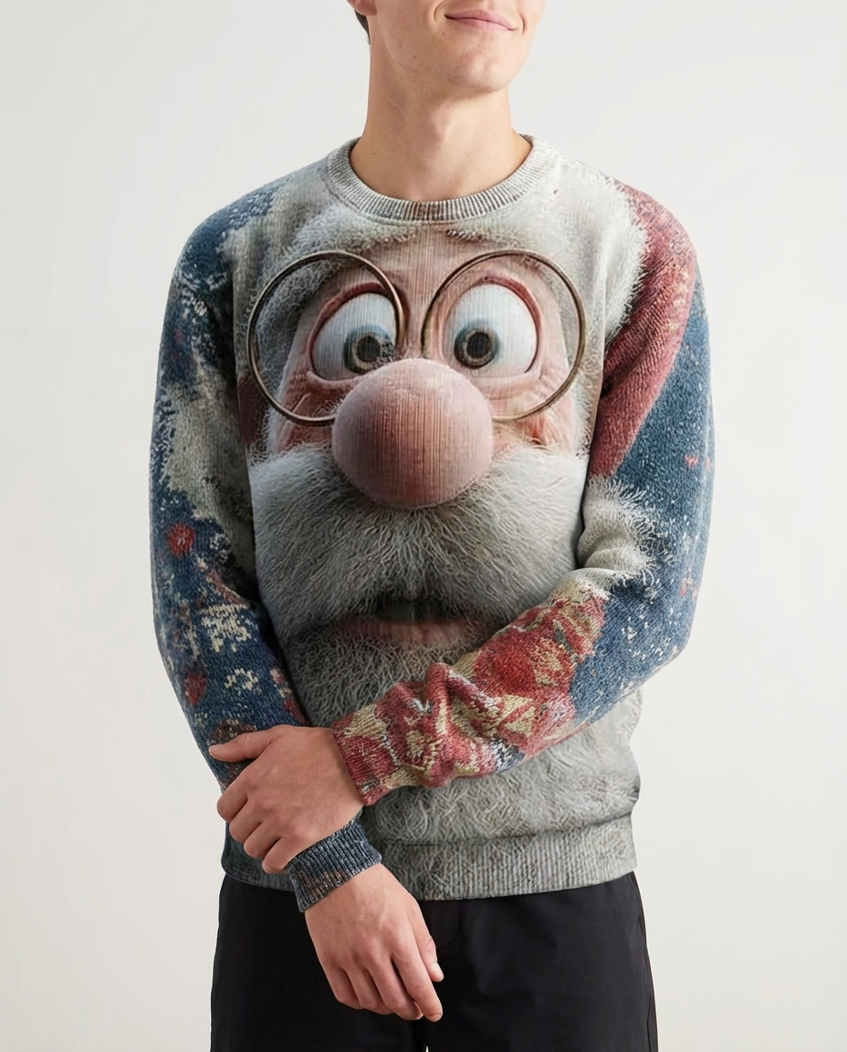 Boring Santa Crewneck Sweater
